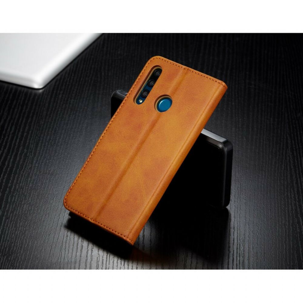 Folio-hoesje voor Huawei P Smart Plus 2019 Lc.imeeke Leereffect
