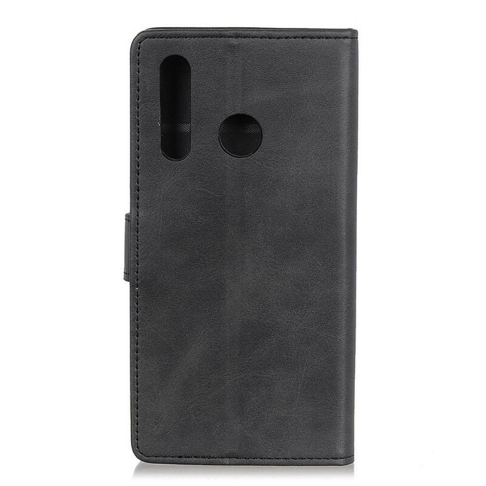 Leren Hoesje voor Huawei P Smart Plus 2019 Mat Retro Leereffect