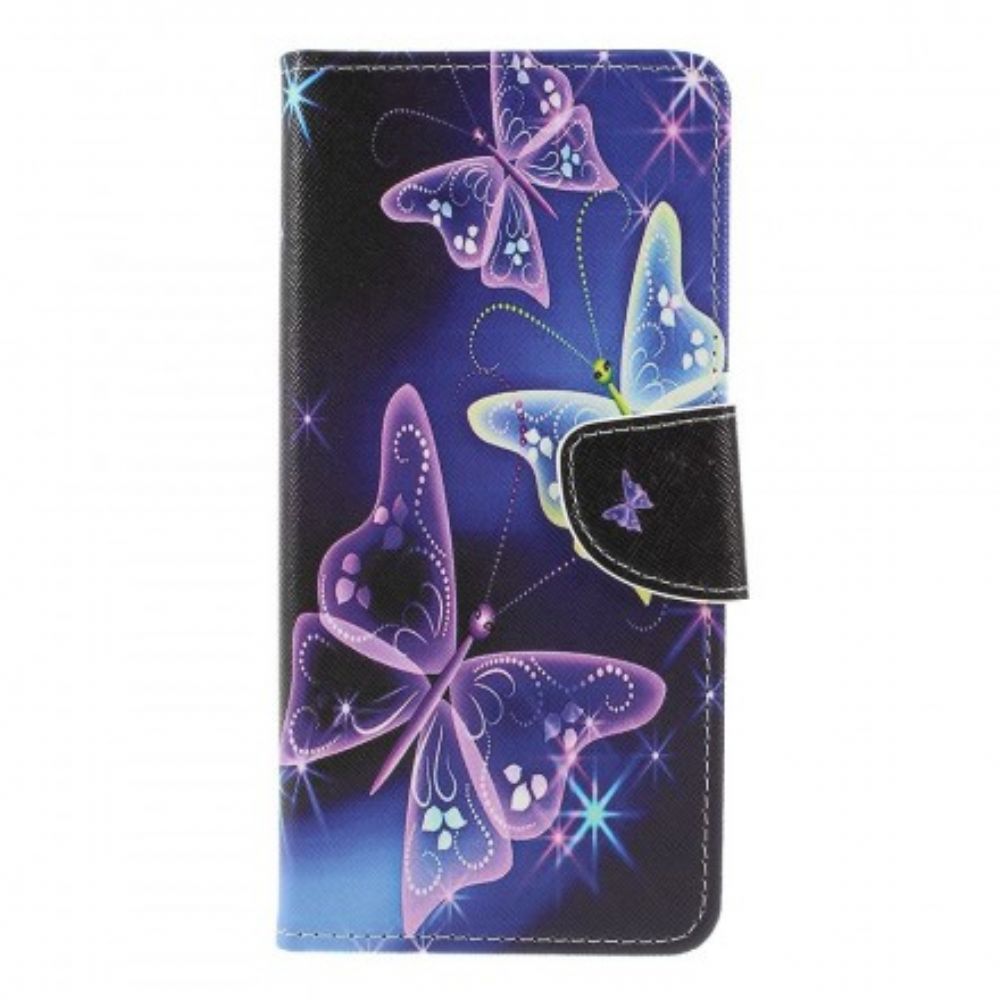 Flip Case voor Sony Xperia 1 Vlinders Licht