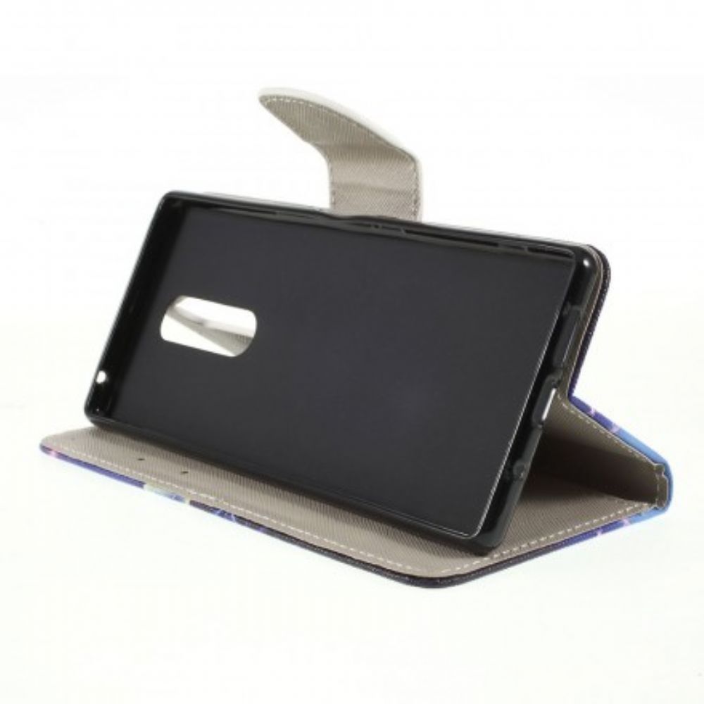 Flip Case voor Sony Xperia 1 Vlinders Licht