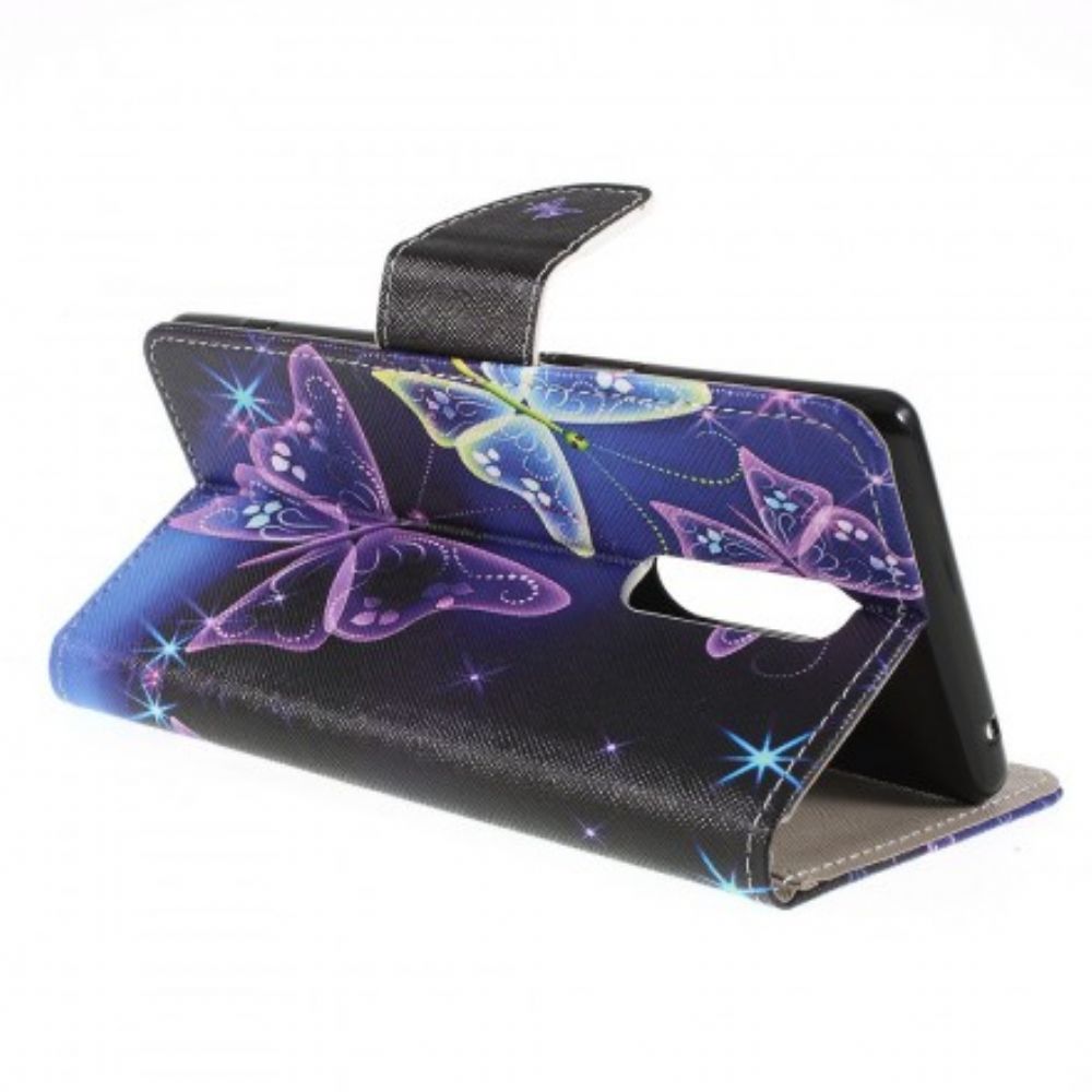 Flip Case voor Sony Xperia 1 Vlinders Licht