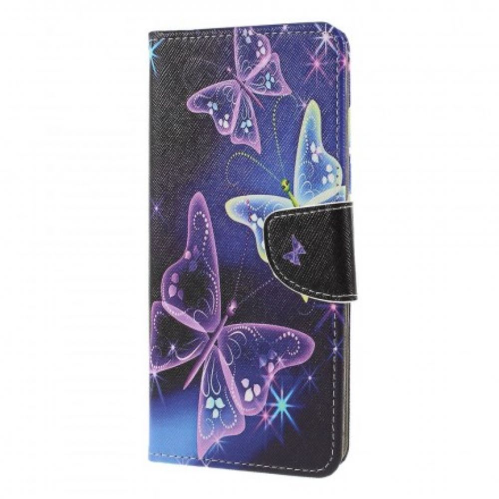 Flip Case voor Sony Xperia 1 Vlinders Licht