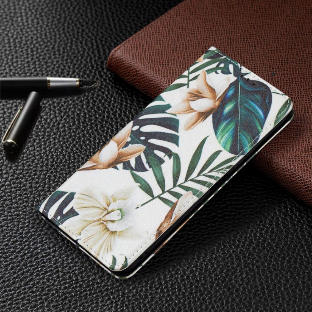 Bescherming Hoesje voor Xiaomi Mi 11 Lite 5G NE / Mi 11 Lite 4G / 5G Folio-hoesje Bladeren