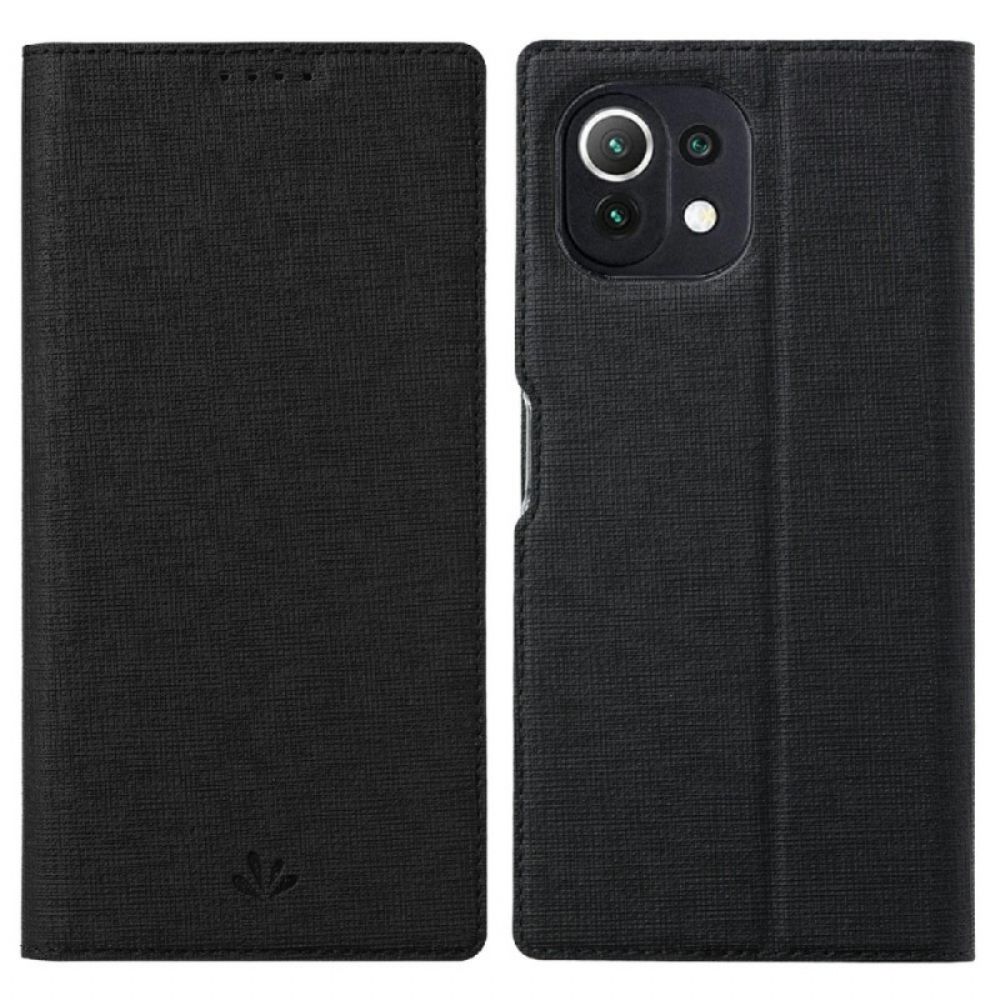 Bescherming Hoesje voor Xiaomi Mi 11 Lite 5G NE / Mi 11 Lite 4G / 5G Folio-hoesje Getextureerde Vili Dmx-serie