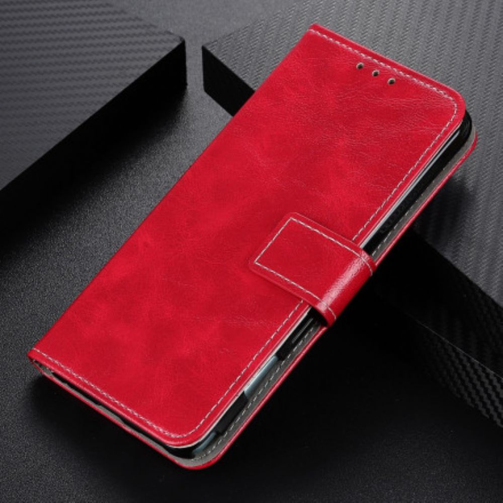 Flip Case voor Xiaomi Mi 11 Lite 5G NE / Mi 11 Lite 4G / 5G Glanzende En Zichtbare Naden