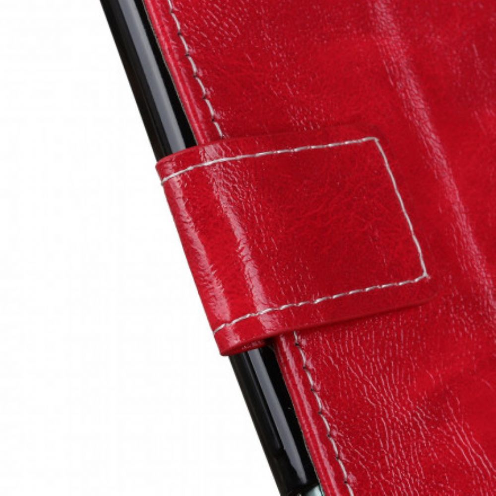 Flip Case voor Xiaomi Mi 11 Lite 5G NE / Mi 11 Lite 4G / 5G Glanzende En Zichtbare Naden