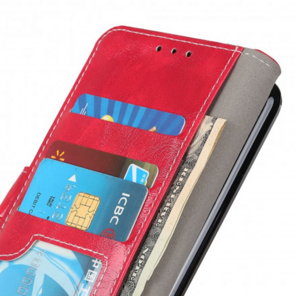 Flip Case voor Xiaomi Mi 11 Lite 5G NE / Mi 11 Lite 4G / 5G Glanzende En Zichtbare Naden