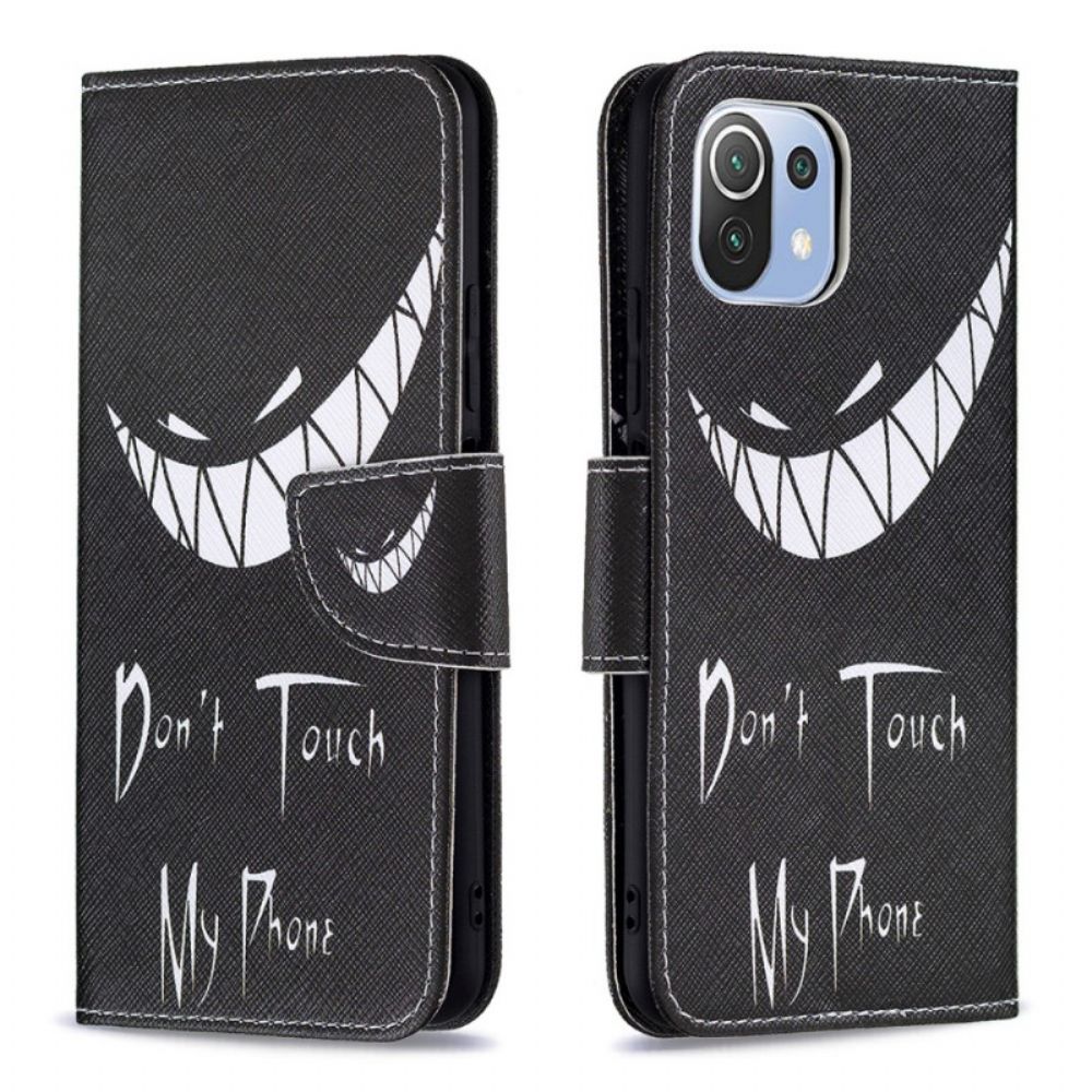 Folio-hoesje voor Xiaomi Mi 11 Lite 5G NE / Mi 11 Lite 4G / 5G Duivelstelefoon