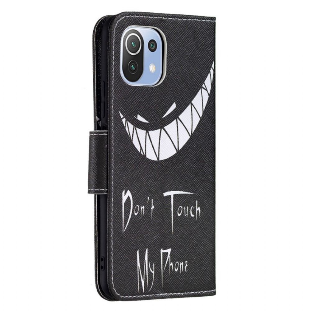 Folio-hoesje voor Xiaomi Mi 11 Lite 5G NE / Mi 11 Lite 4G / 5G Duivelstelefoon