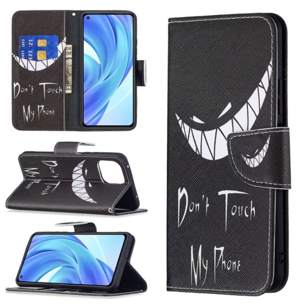 Folio-hoesje voor Xiaomi Mi 11 Lite 5G NE / Mi 11 Lite 4G / 5G Duivelstelefoon