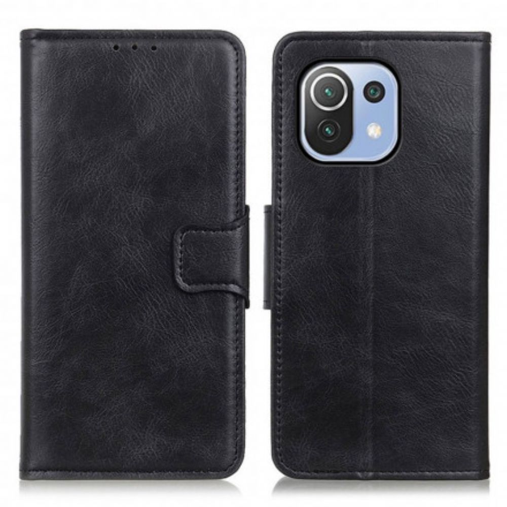 Folio-hoesje voor Xiaomi Mi 11 Lite 5G NE / Mi 11 Lite 4G / 5G Ledereffect