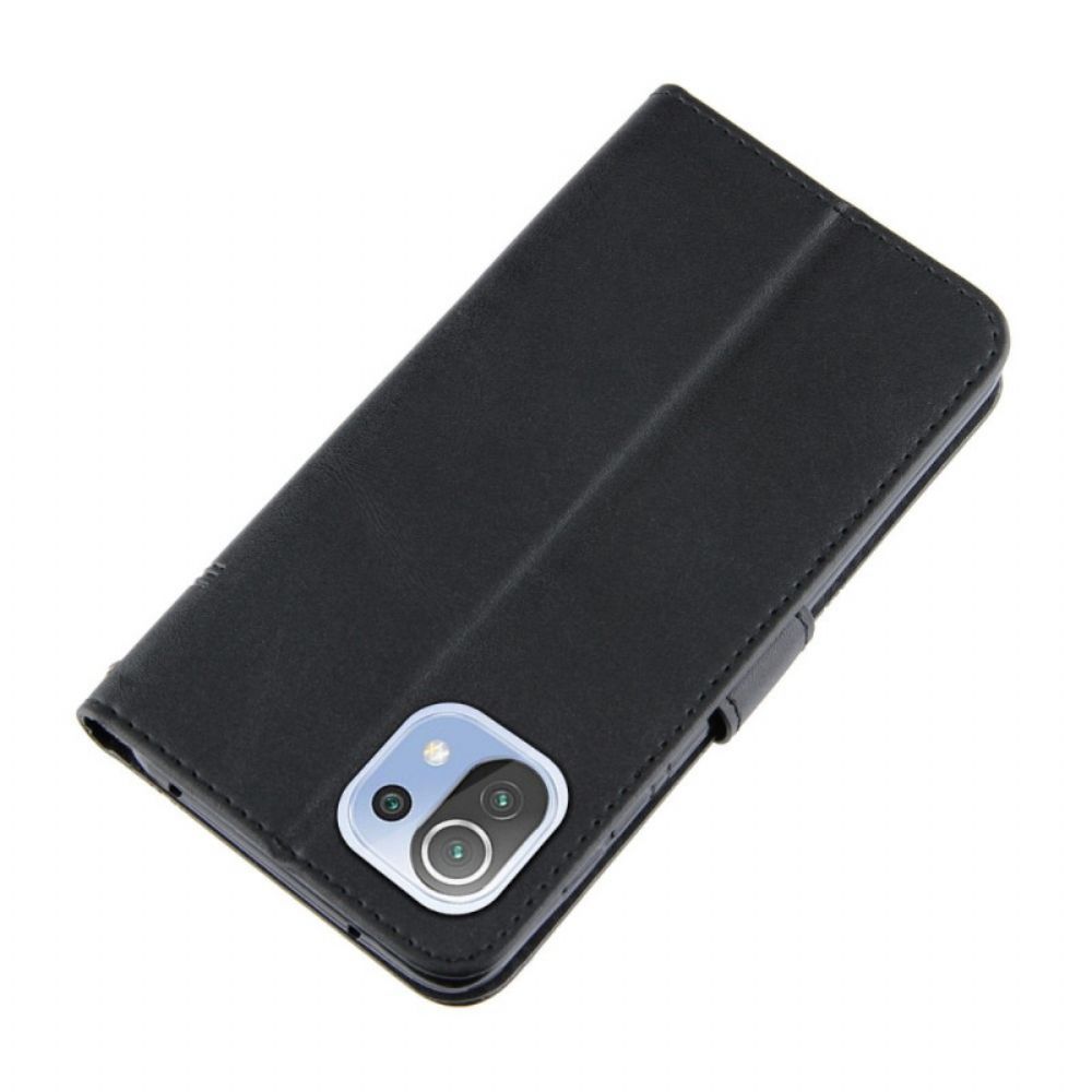 Folio-hoesje voor Xiaomi Mi 11 Lite 5G NE / Mi 11 Lite 4G / 5G Met Ketting Geo Naar Lanyard