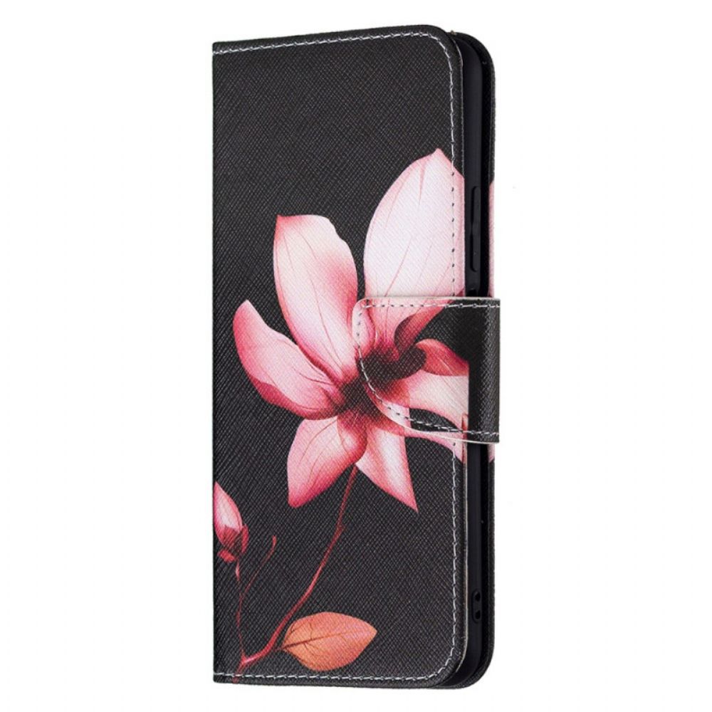 Folio-hoesje voor Xiaomi Mi 11 Lite 5G NE / Mi 11 Lite 4G / 5G Roze Bloem