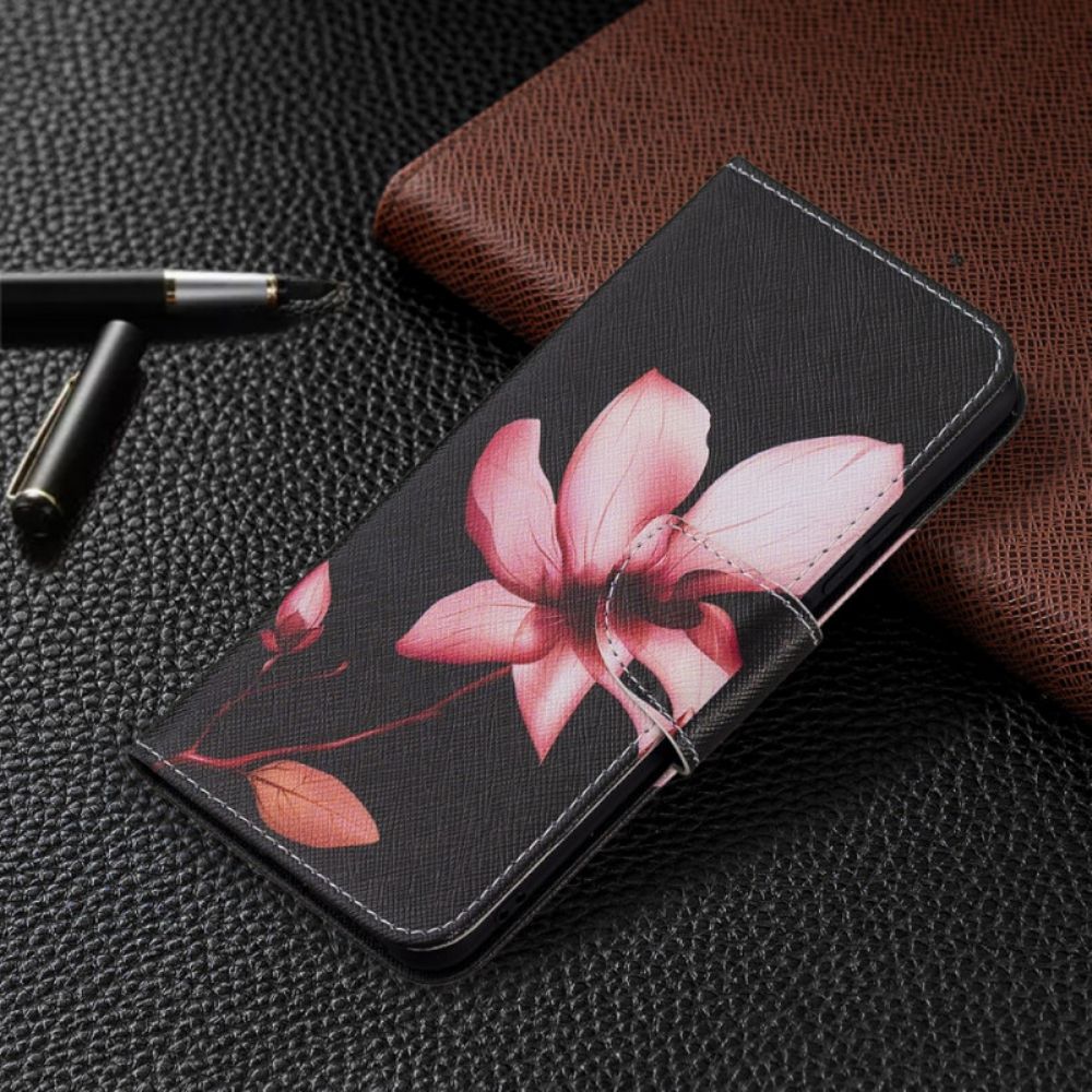 Folio-hoesje voor Xiaomi Mi 11 Lite 5G NE / Mi 11 Lite 4G / 5G Roze Bloem