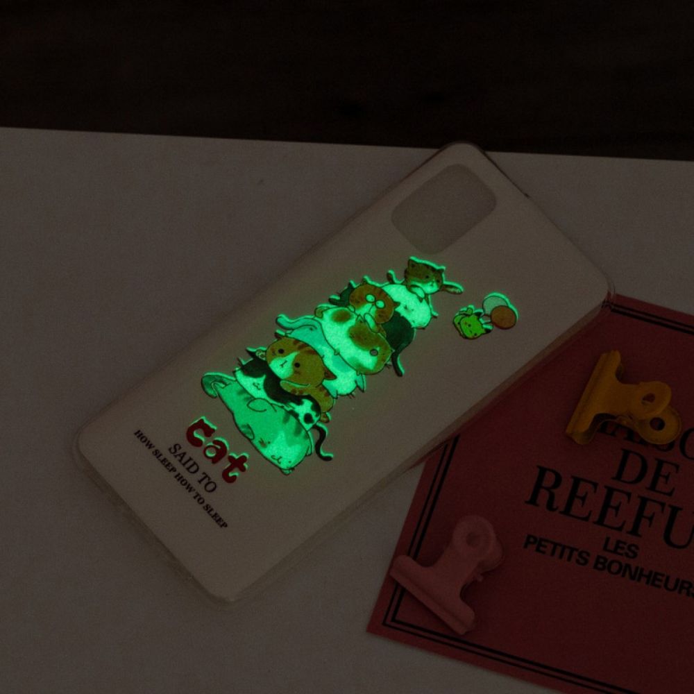 Hoesje voor Xiaomi Mi 11 Lite 5G NE / Mi 11 Lite 4G / 5G Fluorescerende Katten