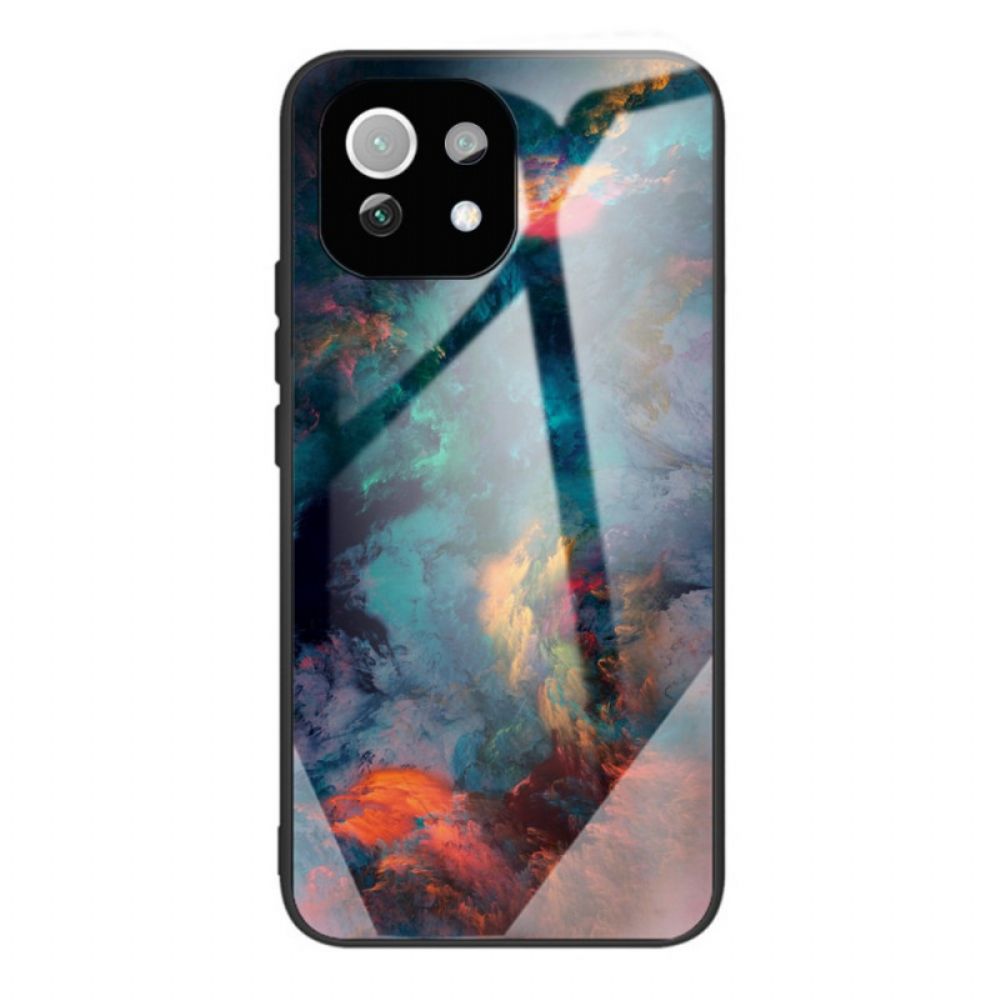 Hoesje voor Xiaomi Mi 11 Lite 5G NE / Mi 11 Lite 4G / 5G Hemel Gehard Glas