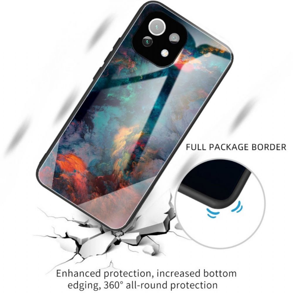 Hoesje voor Xiaomi Mi 11 Lite 5G NE / Mi 11 Lite 4G / 5G Hemel Gehard Glas