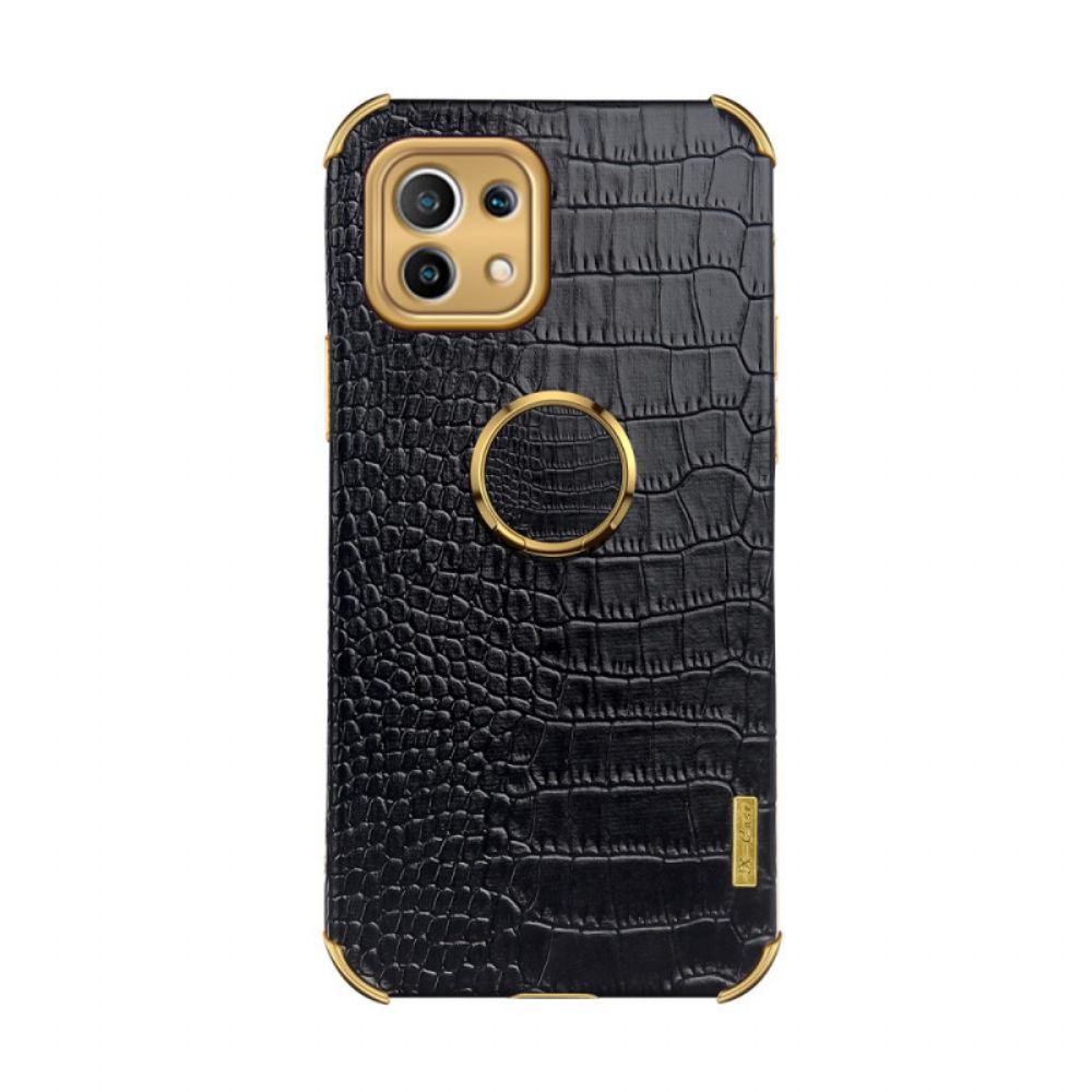 Hoesje voor Xiaomi Mi 11 Lite 5G NE / Mi 11 Lite 4G / 5G Krokodillenleereffect