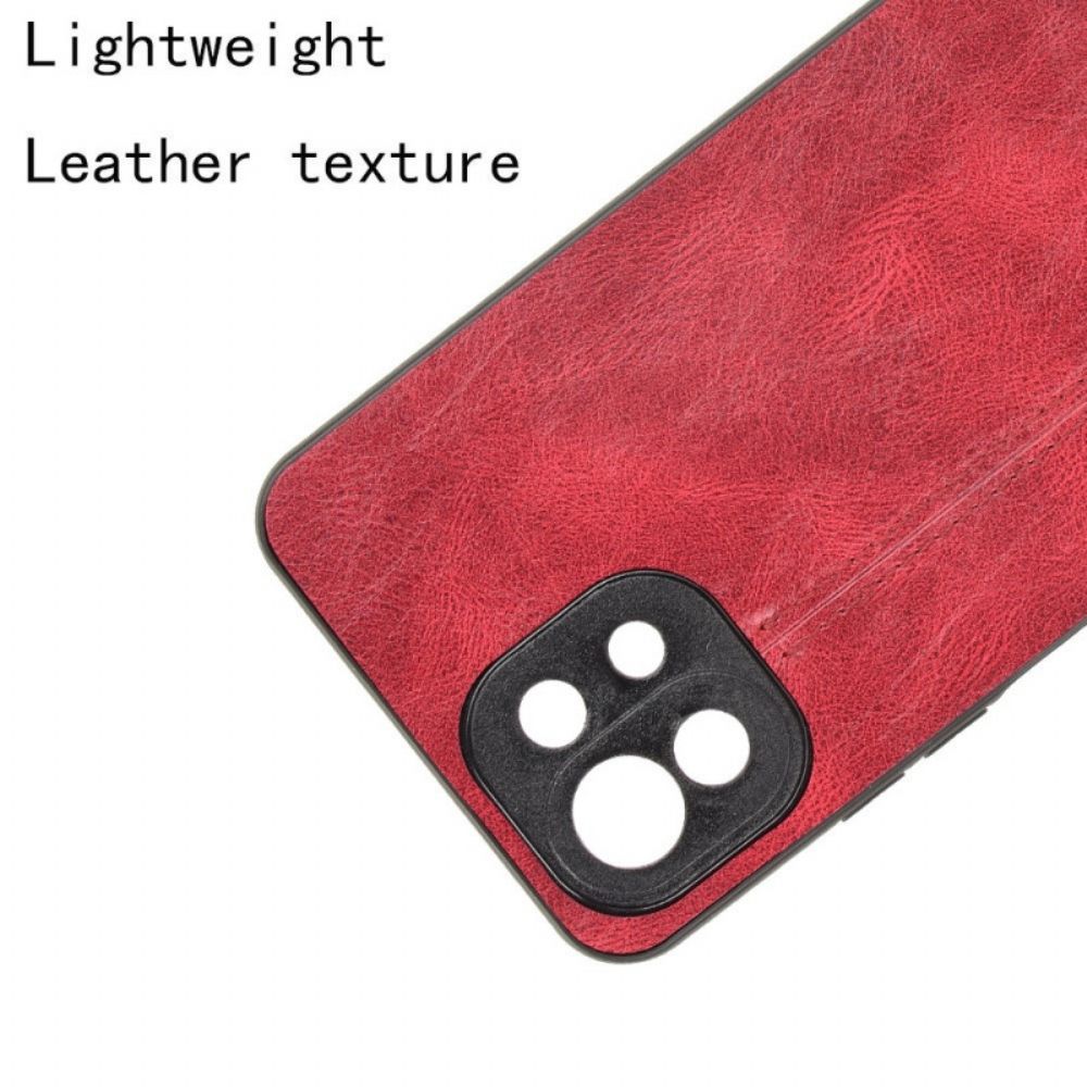 Hoesje voor Xiaomi Mi 11 Lite 5G NE / Mi 11 Lite 4G / 5G Naad Leereffect
