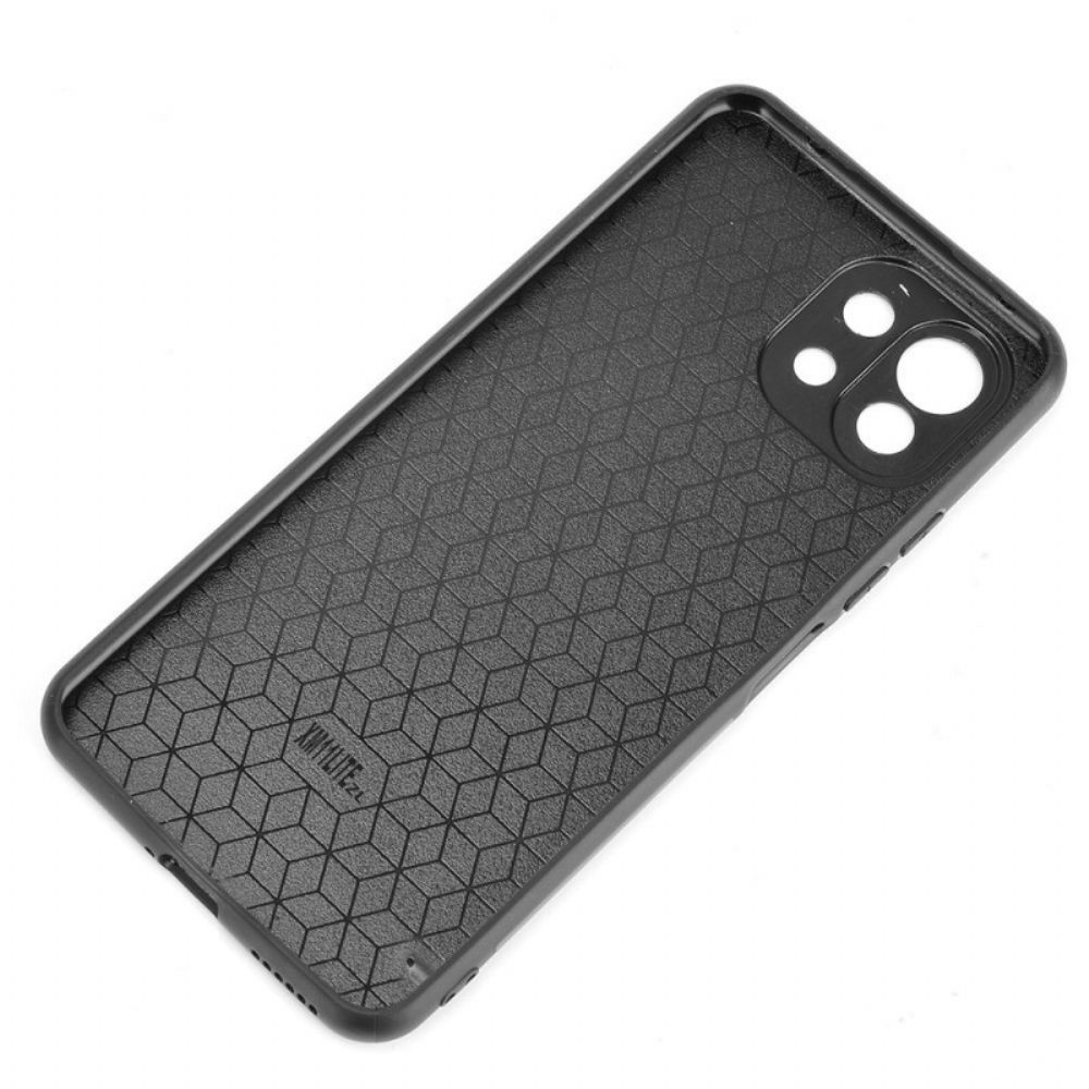 Hoesje voor Xiaomi Mi 11 Lite 5G NE / Mi 11 Lite 4G / 5G Naad Leereffect