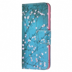 Leren Hoesje voor Xiaomi Mi 11 Lite 5G NE / Mi 11 Lite 4G / 5G Bloeiende Boom