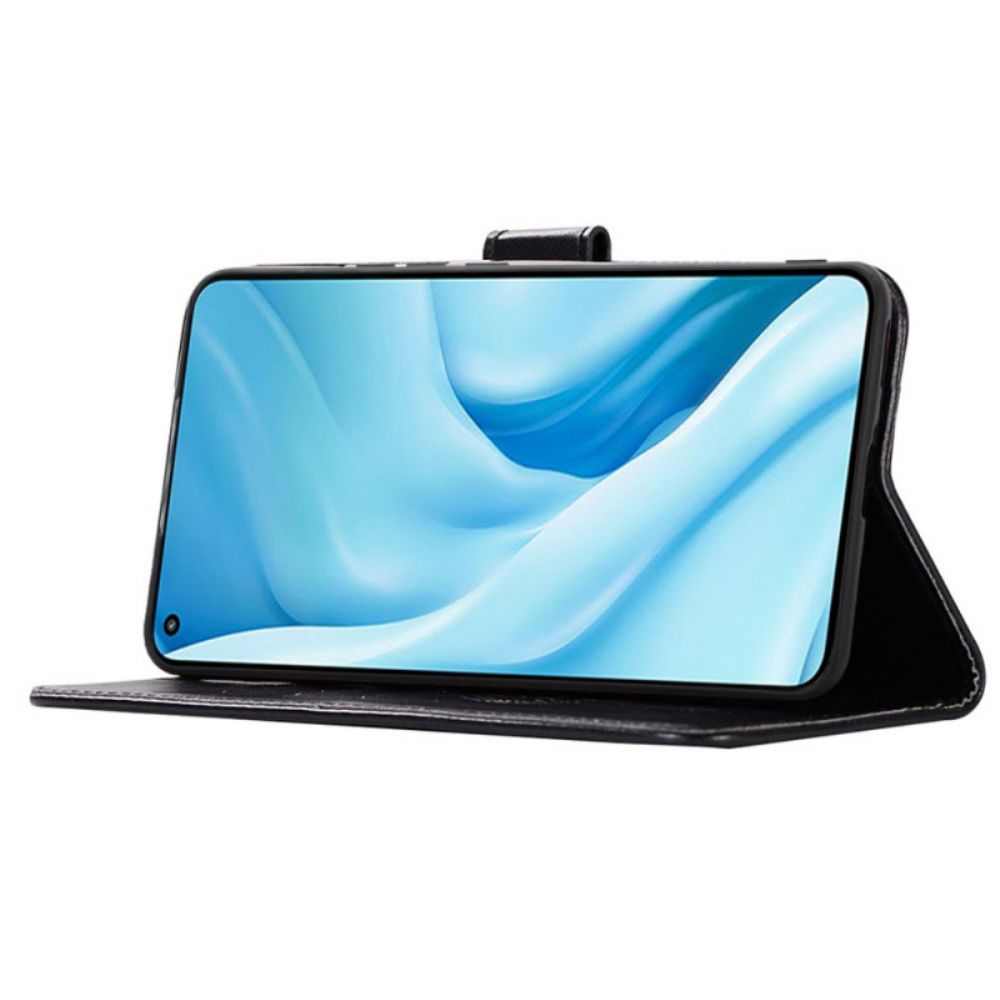 Leren Hoesje voor Xiaomi Mi 11 Lite 5G NE / Mi 11 Lite 4G / 5G Lederen Effect Dromenvanger Uil