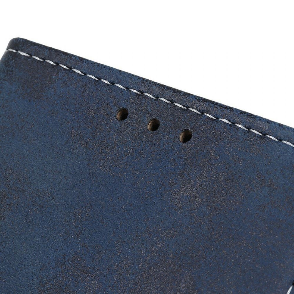 Leren Hoesje voor Alcatel 1B (2020) Vintage Kunstleer
