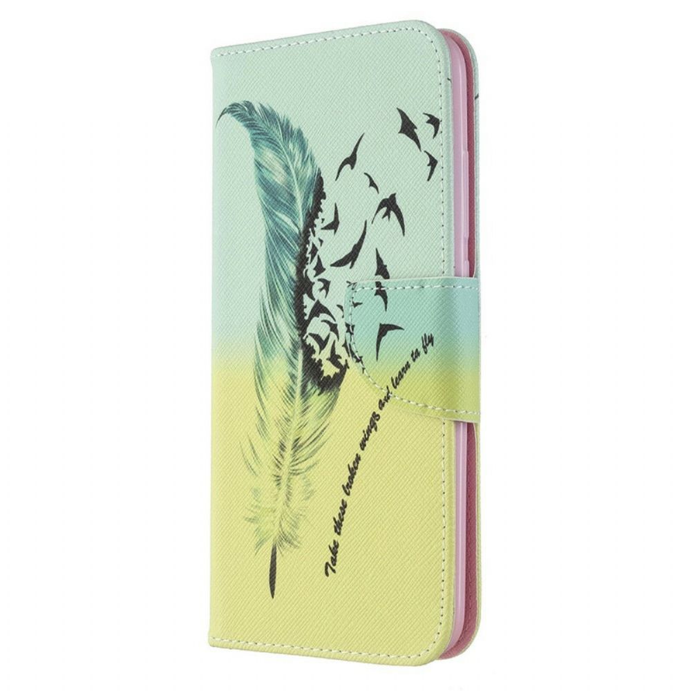 Folio-hoesje voor Xiaomi Redmi 8A Leren Vliegen