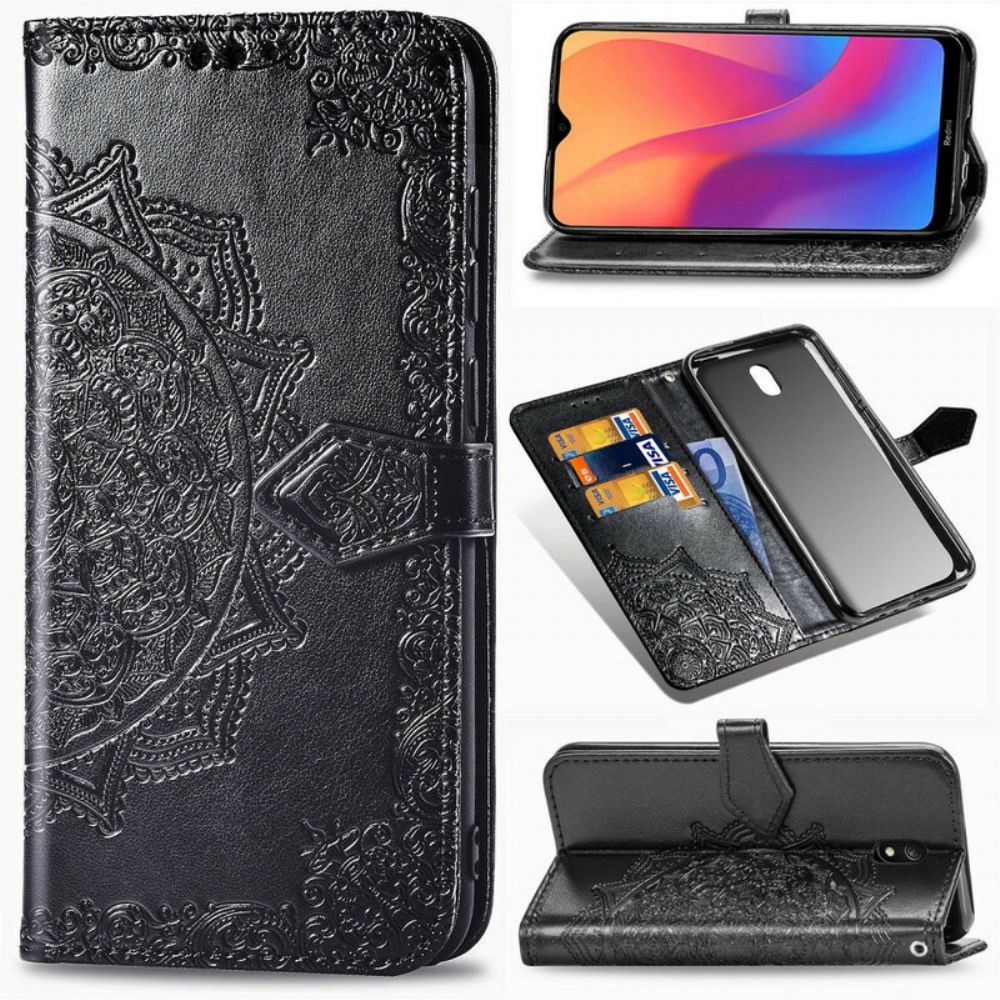 Folio-hoesje voor Xiaomi Redmi 8A Mandala Van Middelbare Leeftijd