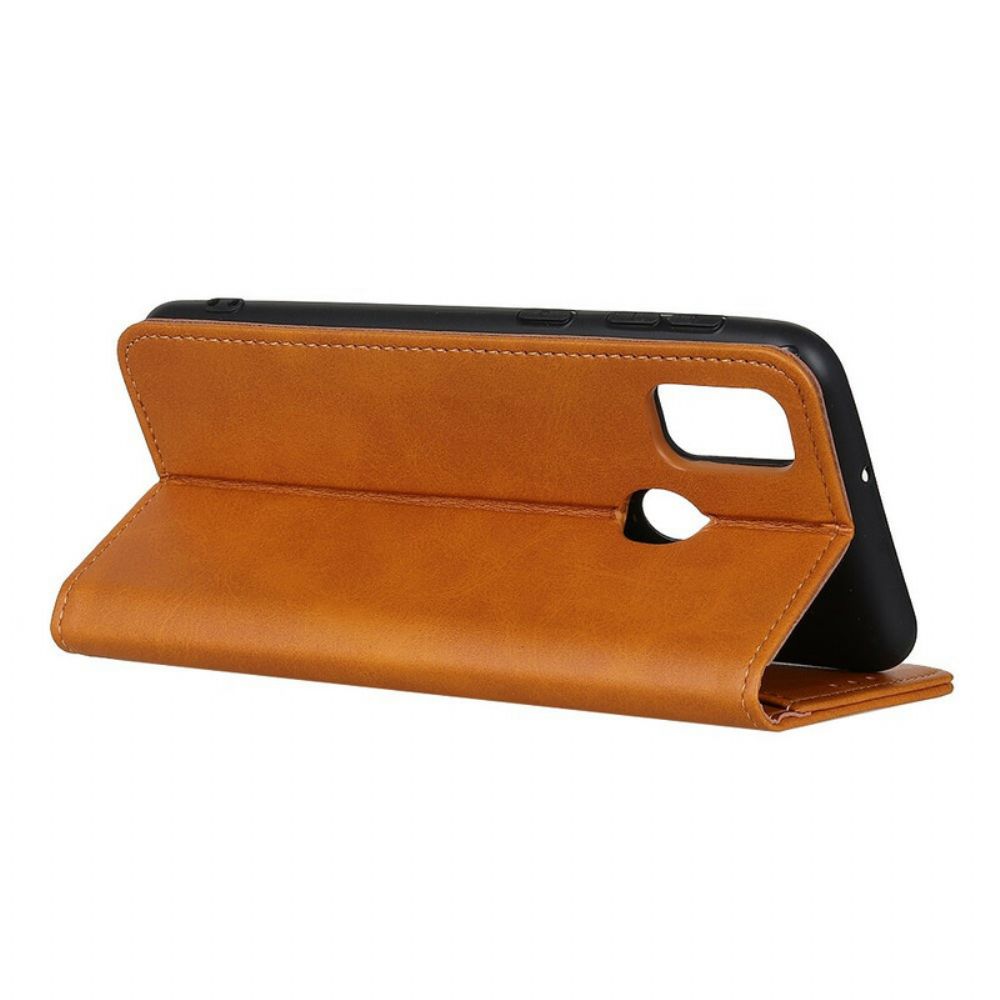 Bescherming Hoesje voor Oppo A53 / A53s Folio-hoesje Elegantie Splitleer