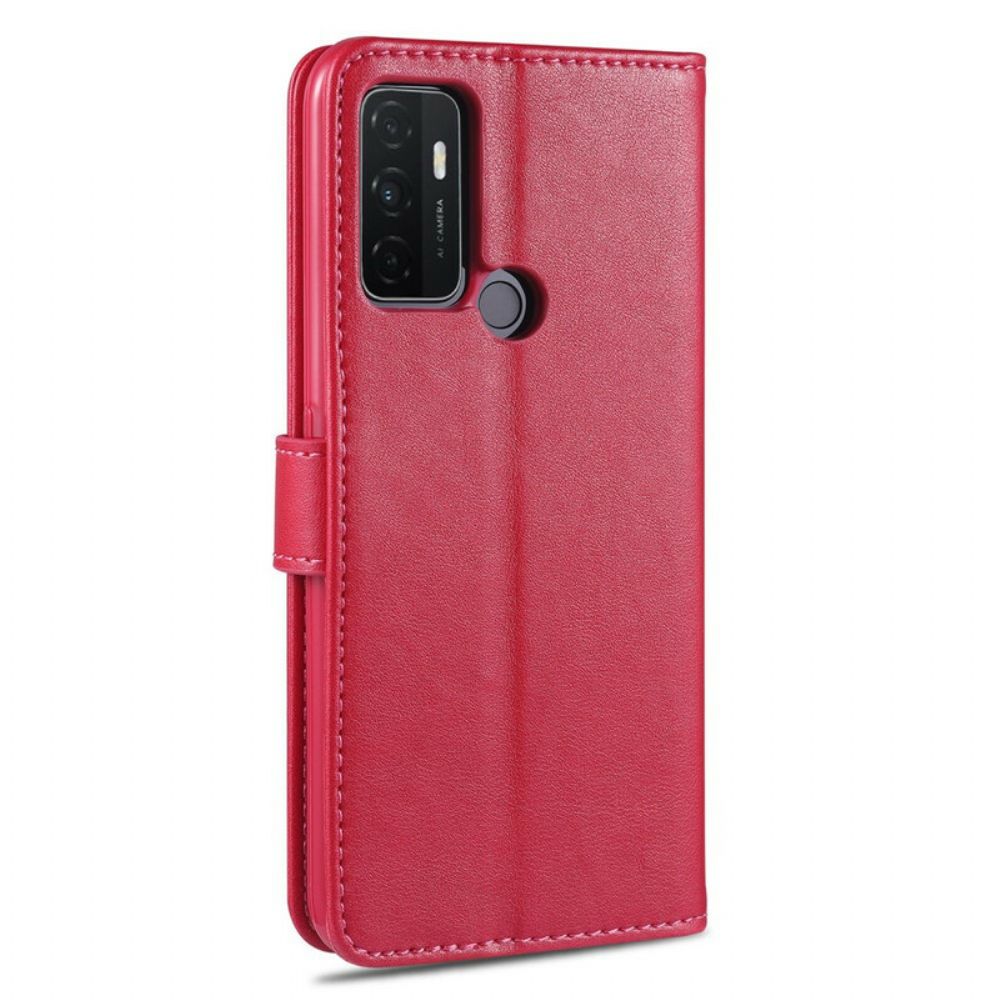Folio-hoesje voor Oppo A53 / A53s Azns Kunstleer