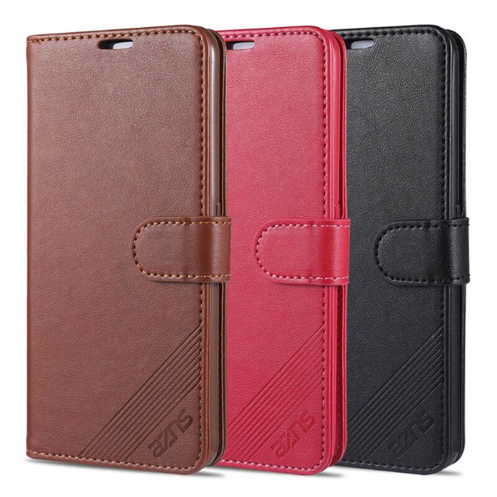 Folio-hoesje voor Oppo A53 / A53s Azns Kunstleer