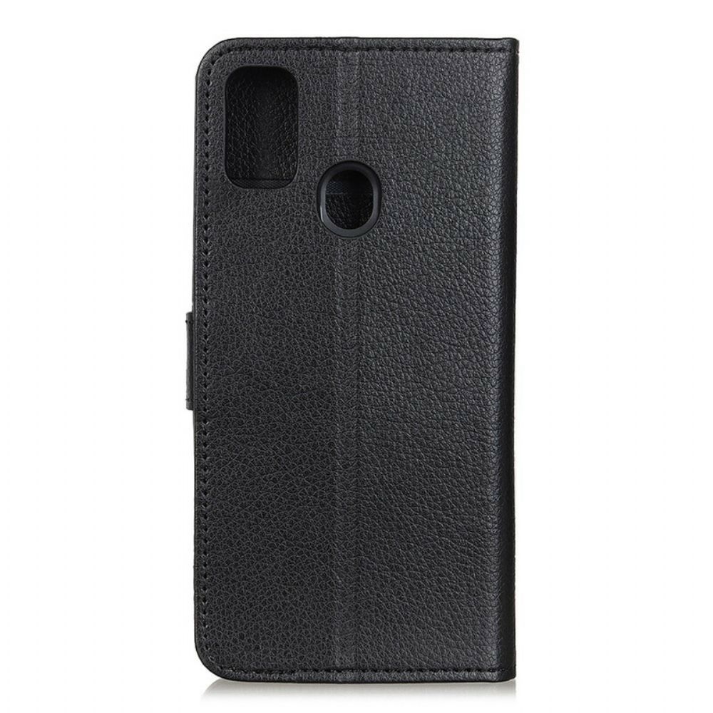 Folio-hoesje voor Oppo A53 / A53s Kunstleer Lychee