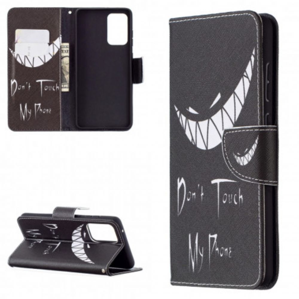 Folio-hoesje voor Samsung Galaxy A72 4G / 5G Duivelstelefoon