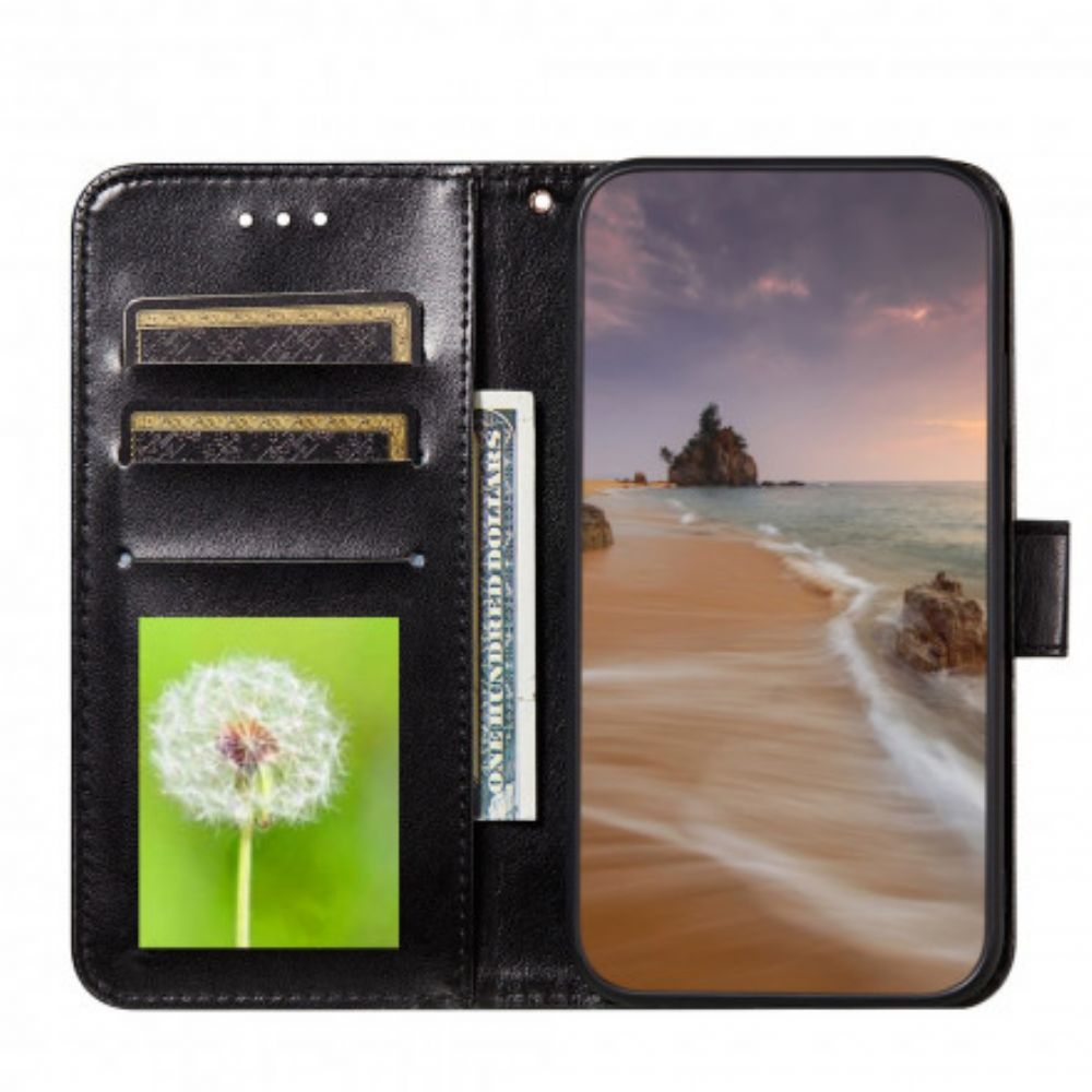 Folio-hoesje voor Samsung Galaxy A72 4G / 5G Omkeerbare Sluiting In Leerstijl
