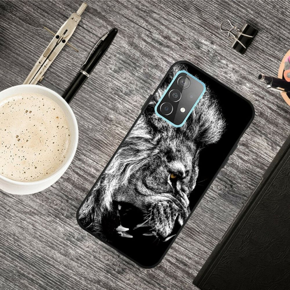 Hoesje voor Samsung Galaxy A72 4G / 5G Felle Leeuw