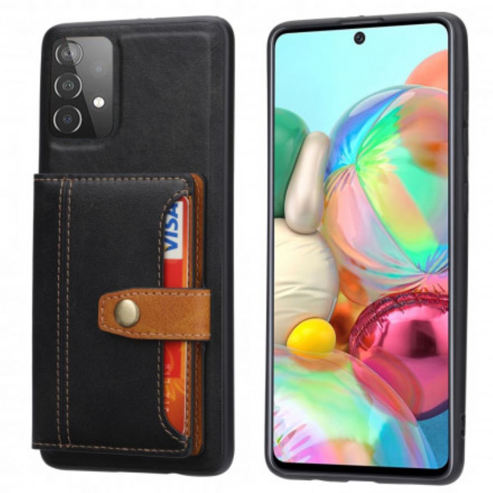 Hoesje voor Samsung Galaxy A72 4G / 5G Handsfree Ondersteuning Kaarthouder