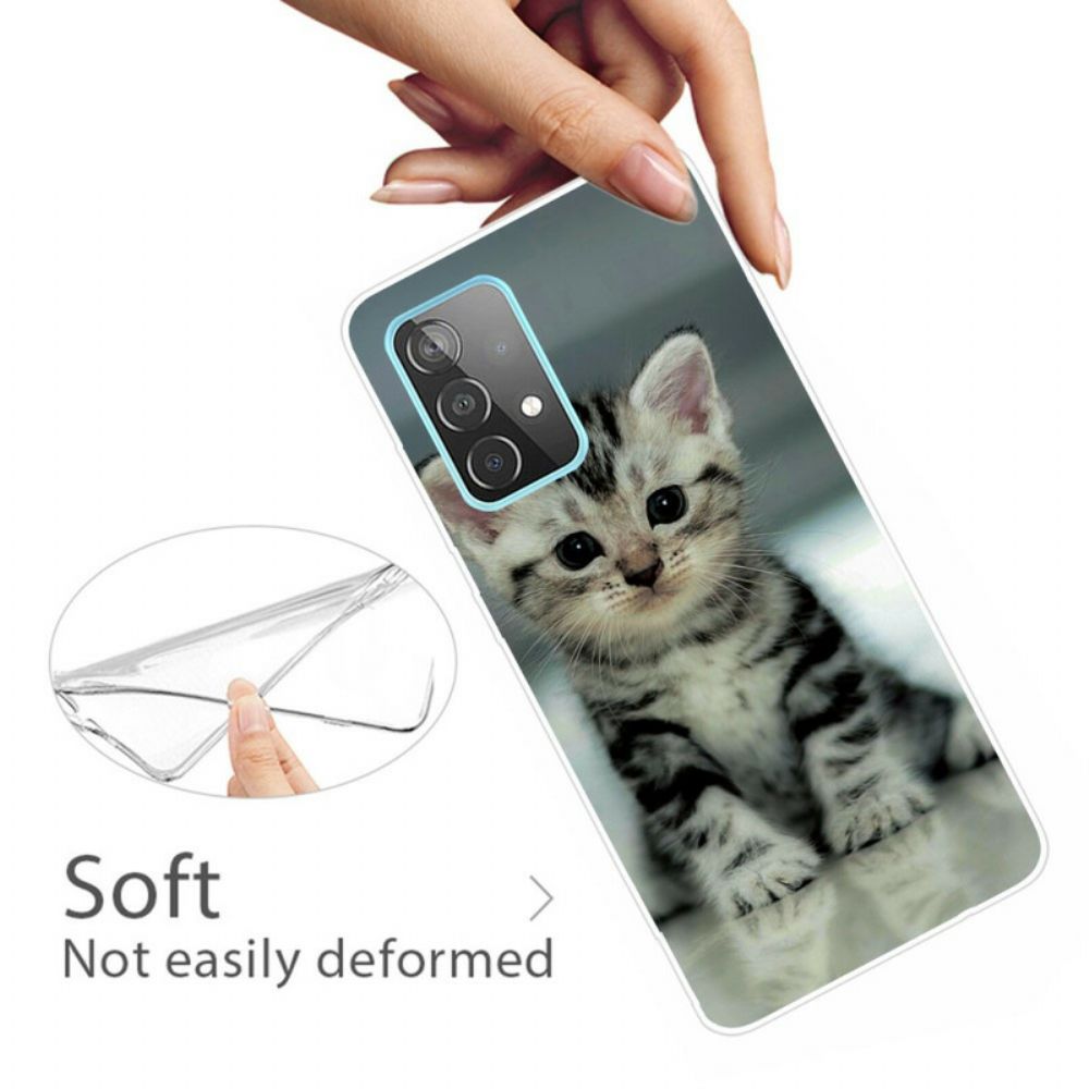 Hoesje voor Samsung Galaxy A72 4G / 5G Kitten Kitten
