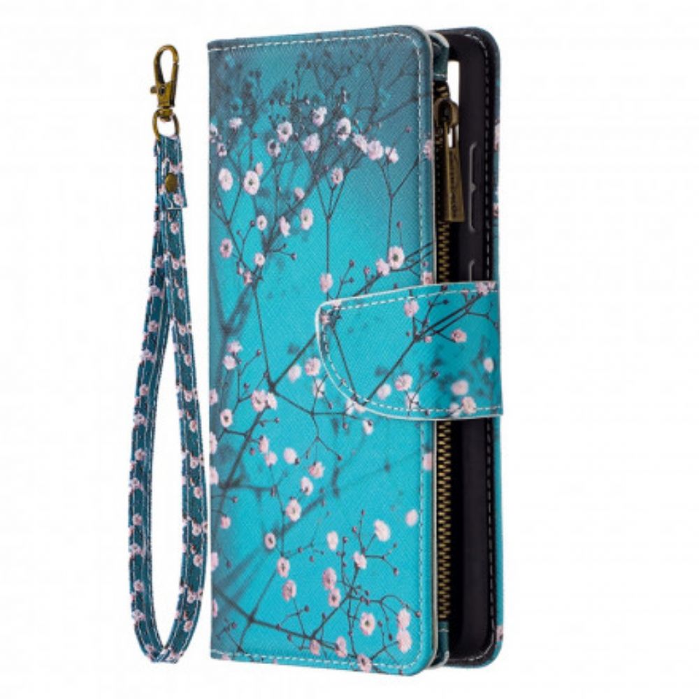 Leren Hoesje voor Samsung Galaxy A72 4G / 5G Zip Boomzak