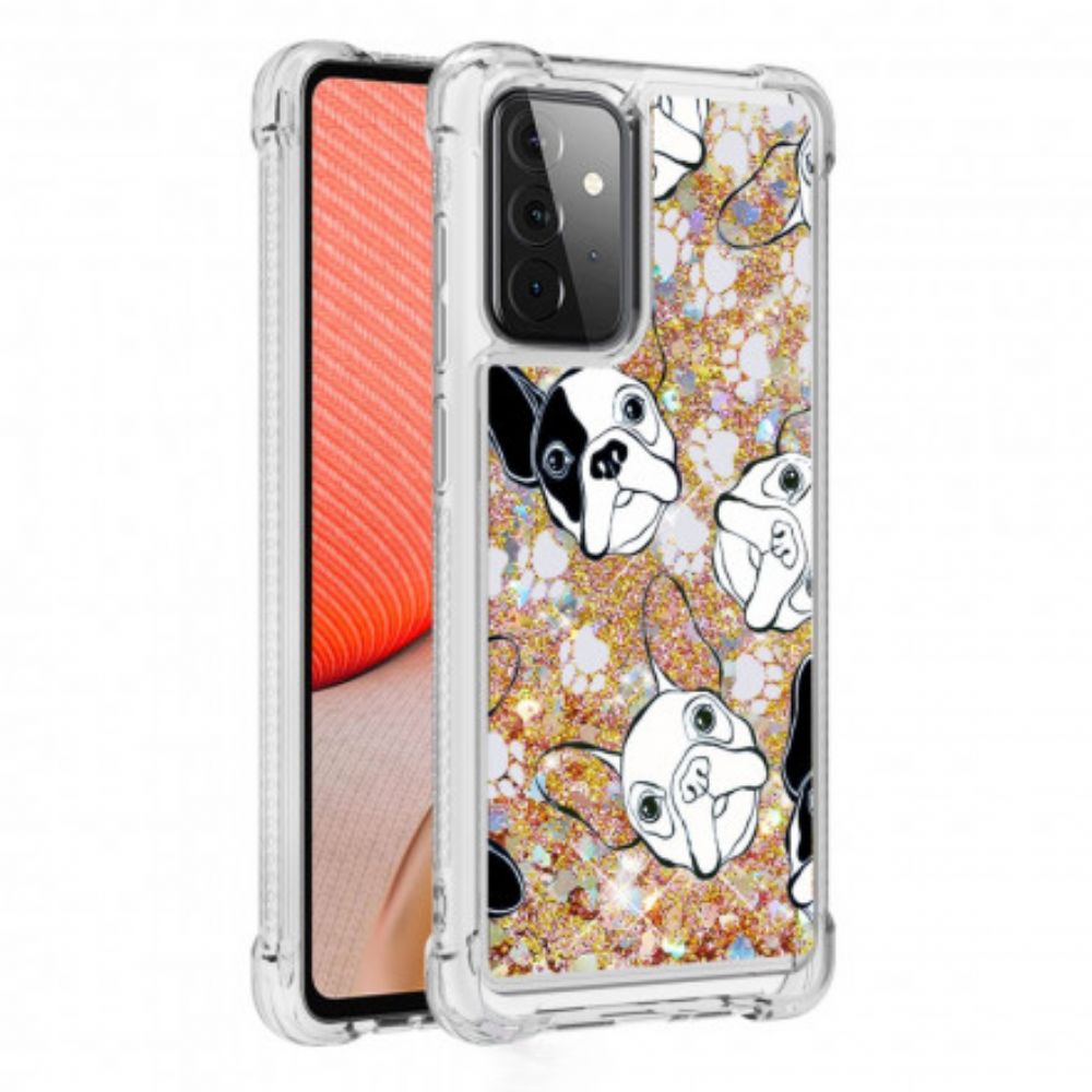 Telefoonhoesje voor Samsung Galaxy A72 4G / 5G Meneer Glitterhond