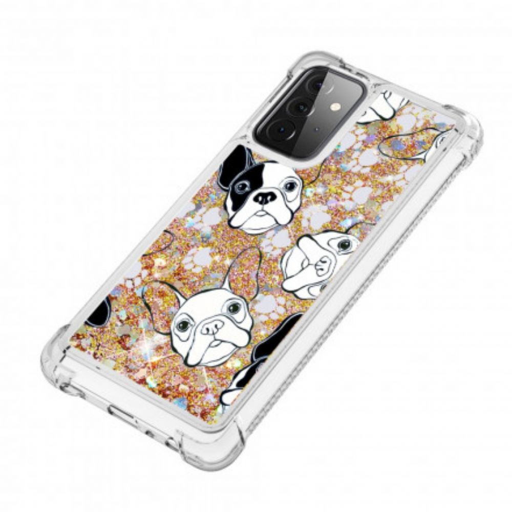 Telefoonhoesje voor Samsung Galaxy A72 4G / 5G Meneer Glitterhond