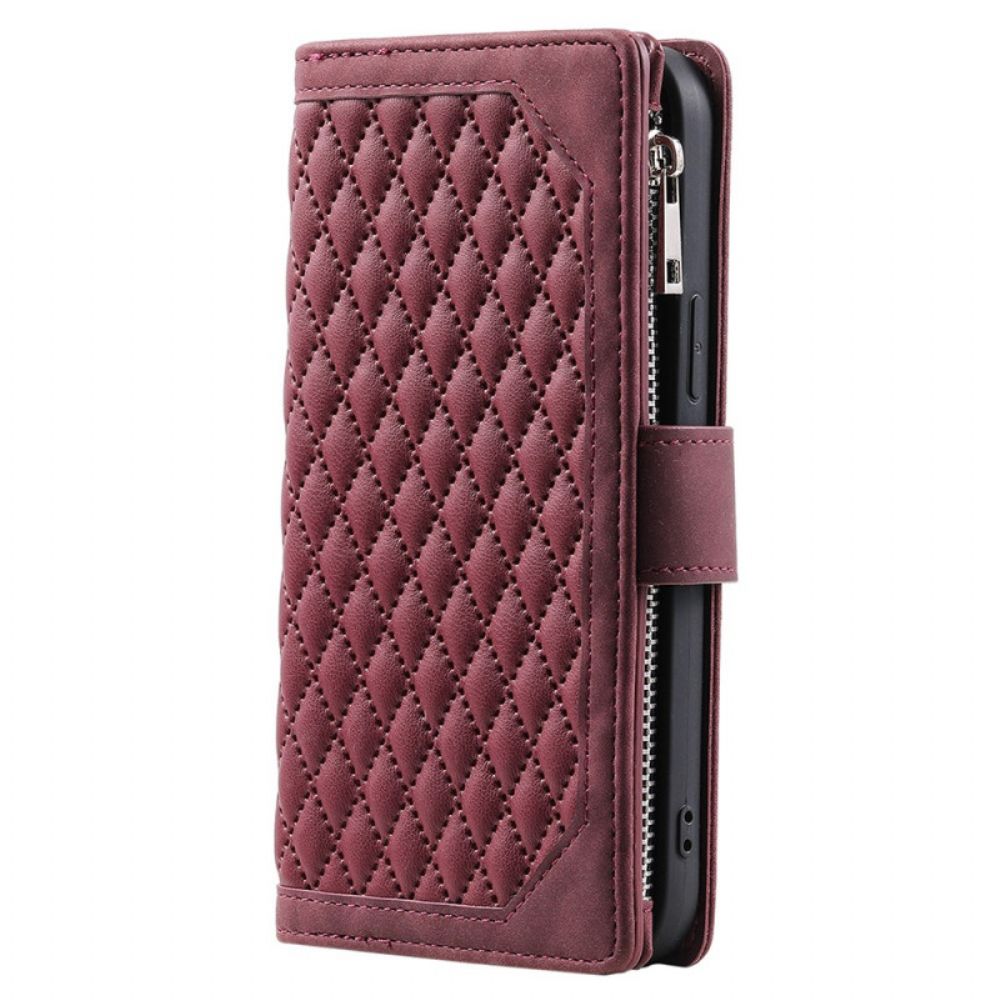 Flip Case Leren Xiaomi 14 Pro Gewatteerde Portemonnee Met Voering