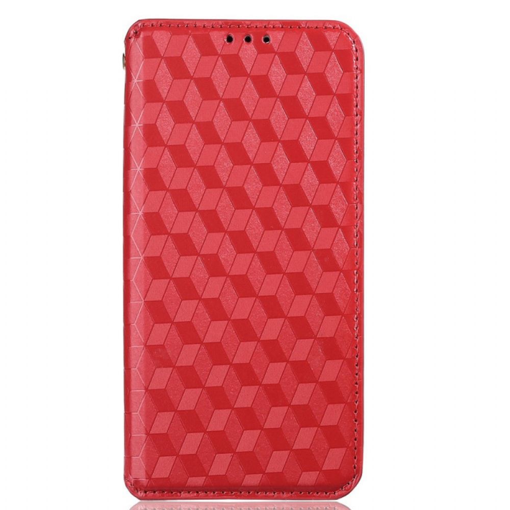 Bescherming Hoesje voor Samsung Galaxy M53 5G Folio-hoesje 3d-kubussen
