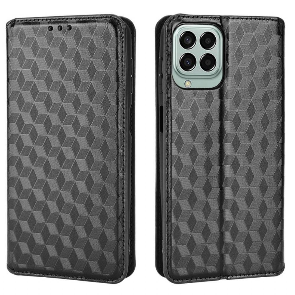 Bescherming Hoesje voor Samsung Galaxy M53 5G Folio-hoesje 3d-kubussen