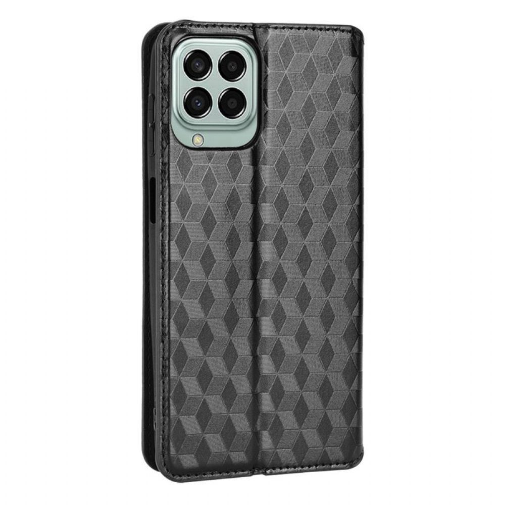 Bescherming Hoesje voor Samsung Galaxy M53 5G Folio-hoesje 3d-kubussen
