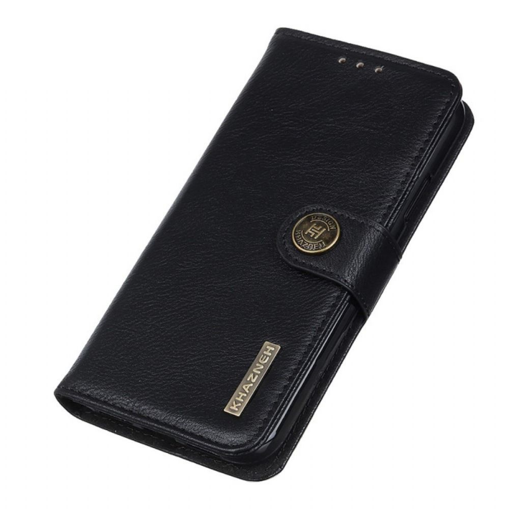 Folio-hoesje voor Samsung Galaxy M53 5G Imitatieleer Khazneh