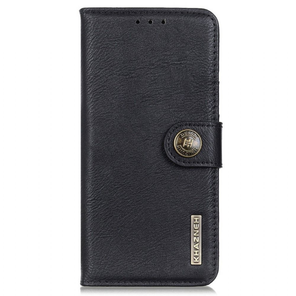 Folio-hoesje voor Samsung Galaxy M53 5G Imitatieleer Khazneh