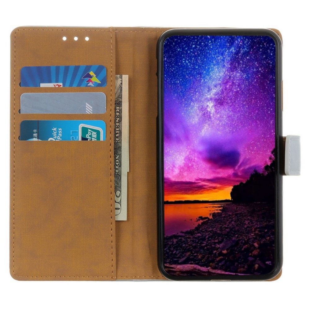 Folio-hoesje voor Samsung Galaxy M53 5G Leerstijl