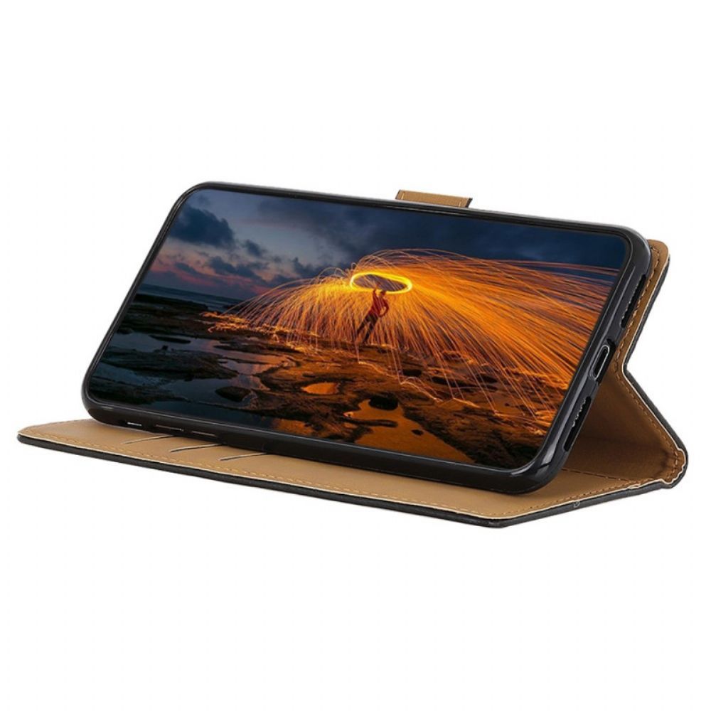 Folio-hoesje voor Samsung Galaxy M53 5G Leerstijl