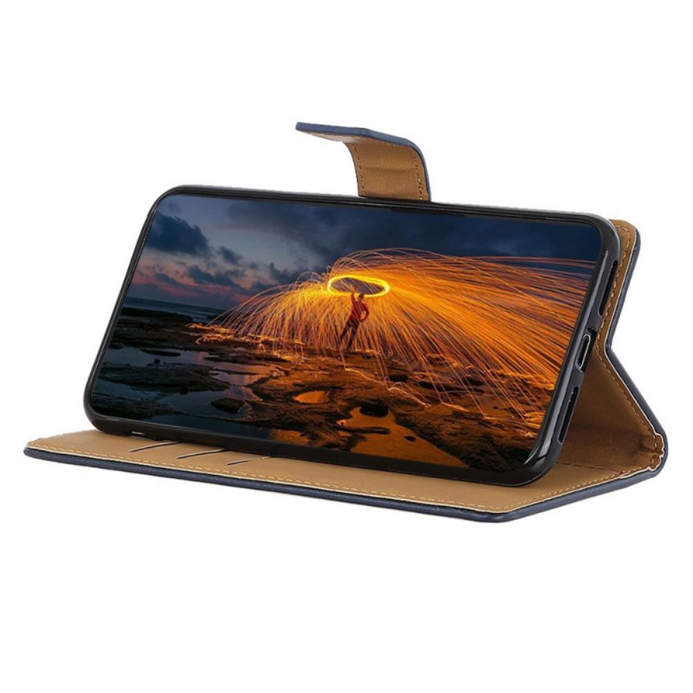 Folio-hoesje voor Samsung Galaxy M53 5G Leerstijl